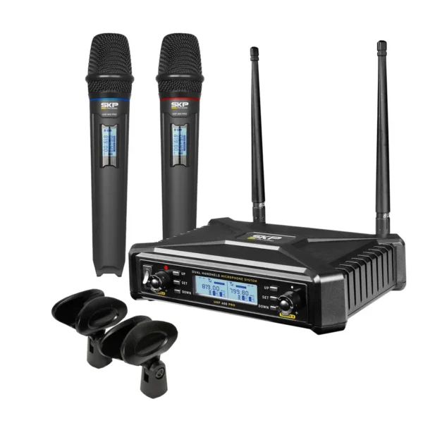 MICROFONO INALAMBRICO SKP UHF 600PRO
